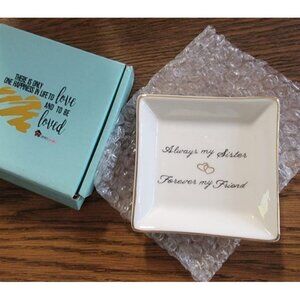 New Ceramic Ring Dish Jewelry Tray for Mom Sister Friends